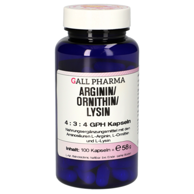 ARGININ/ORNITHIN/Lysin 4:3:4 GPH Kapseln