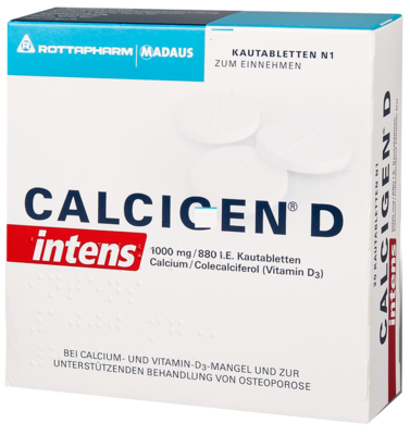 CALCIGEN D intens 1000 mg/880 I.E. Kautabletten