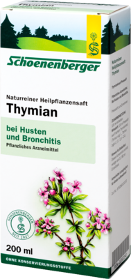 THYMIAN SAFT Schoenenberger Heilpflanzensäfte