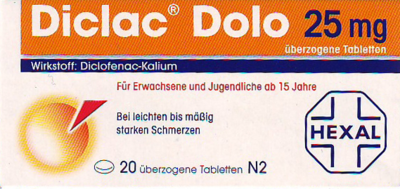 DICLAC Dolo 25 mg überzogene Tabletten