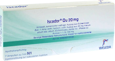 ISCADOR Qu 20 mg Injektionslösung