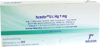 ISCADOR U c.Hg 1 mg Injektionslösung