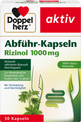 DOPPELHERZ Abführ-Kapseln Rizinol 1.000 mg