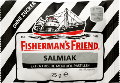 FISHERMANS FRIEND Salmiak ohne Zucker Pastillen