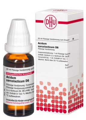 ACIDUM SARCOLACTICUM D 6 Dilution