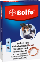 BOLFO Flohschutzband braun f.kleine Hunde/Katzen