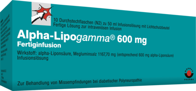 ALPHA-LIPOGAMMA 600 mg Infusionslsg.-Konzentrat