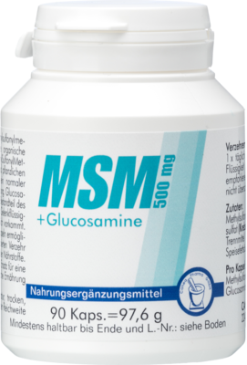 MSM 500 mg+Glucosamine Kapseln