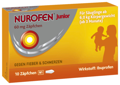 NUROFEN Junior 60 mg Zäpfchen