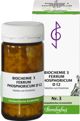 BIOCHEMIE 3 Ferrum phosphoricum D 12 Tabletten