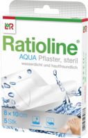 RATIOLINE aqua Duschpflaster Plus 8x10 cm steril