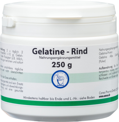 GELATINE RIND Pulver Dose