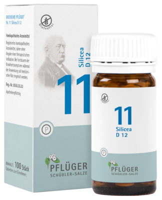 BIOCHEMIE Pflüger 11 Silicea D 12 Tabletten