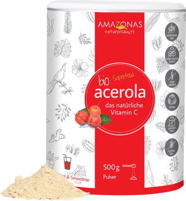 ACEROLA 100% Bio Pur natürliches Vit.C Pulver