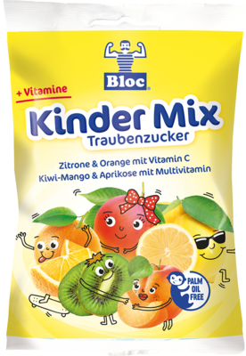 BLOC Kinder Traubenzucker versch.Geschmacksr.Btl.