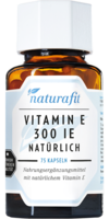 NATURAFIT Vitamin E 300 natürlich Kapseln