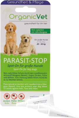 ORGANICVET PARASIT-STOP Spot-on f.große Hunde