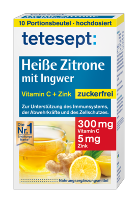 TETESEPT heiße Zitrone mit Ingwer zuckerfr.Pulver