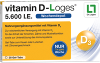 VITAMIN D-LOGES 5.600 I.E. Wochendepot Kautabl.