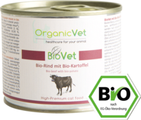 ORGANICVET BioVet mit Rind f.Katzen