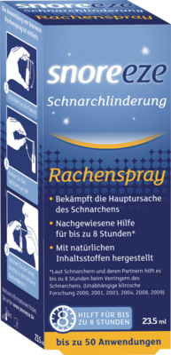 SNOREEZE Schnarchlinderung Rachenspray