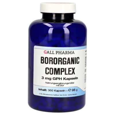 BORORGANIC complex 3 mg GPH Kapseln