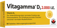 VITAGAMMA D3 2.000 I.E. Vitamin D3 NEM Tabletten