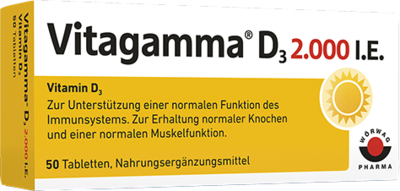 VITAGAMMA D3 2.000 I.E. Vitamin D3 NEM Tabletten