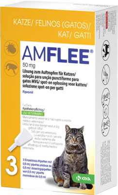 AMFLEE 50 mg Spot-on Lösung z.Auftropfen f.Katzen