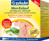 ZIRKULIN Mini-Einlauf mit Glyzerin Klistiere