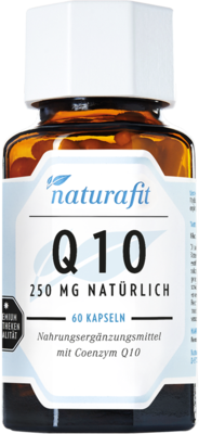 NATURAFIT Q10 250 mg natürlich Kapseln