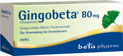 GINGOBETA 80 mg Filmtabletten