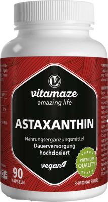 ASTAXANTHIN 4 mg vegan Kapseln