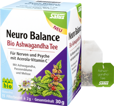 NEURO BALANCE Bio Ashwagandha Tee Salus Filterbtl.