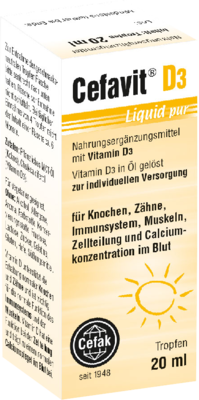 CEFAVIT D3 Liquid pur Tropfen zum Einnehmen