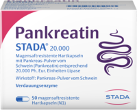 PANKREATIN STADA 20.000 magensaftres.Hartkapseln