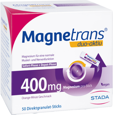 MAGNETRANS duo-aktiv 400 mg Sticks