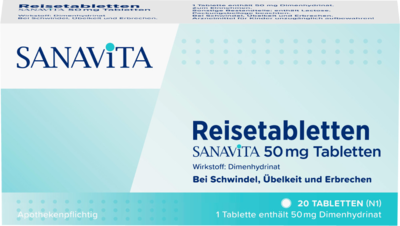 REISETABLETTEN Sanavita 50 mg Tabletten