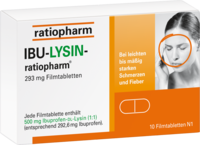 IBU-LYSIN-ratiopharm 293 mg Filmtabletten