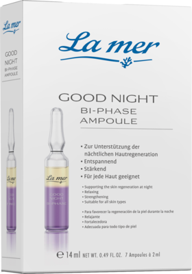 LA MER Good night Bi-Phase Ampoule äth.Öle