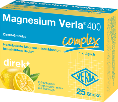 MAGNESIUM VERLA 400 Zitrone Direkt-Granulat