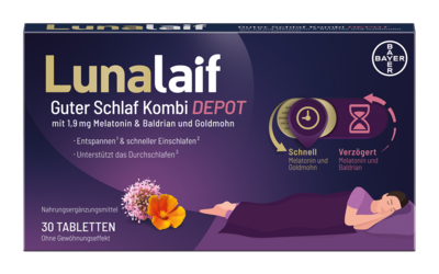 LUNALAIF Guter Schlaf Kombi Depot Tabletten