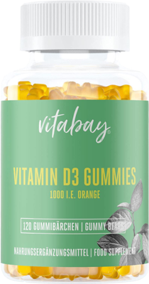 VITAMIN D3 1.000 I.E. Fruchtgummis Orange vegan