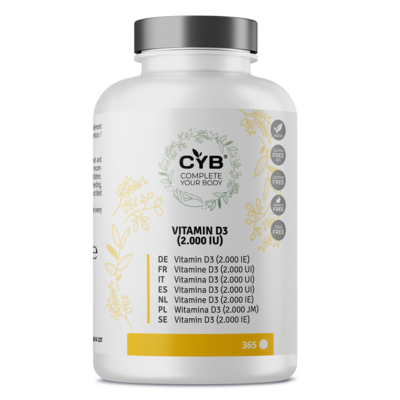 CYB Vitamin D3 2000 I.E. hochdosiert Tabletten