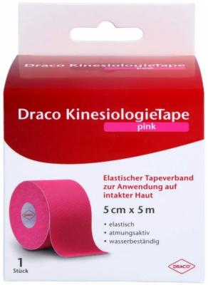 DRACO KINESIOLOGIETAPE 5 cmx5 m pink