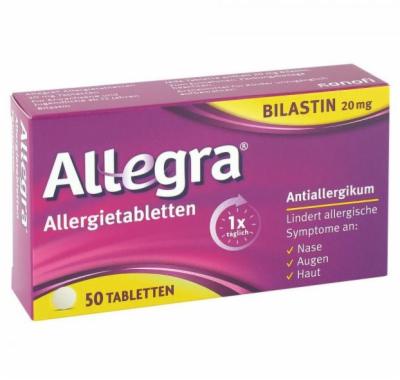 ALLEGRA Allergietabletten 20 mg Tabletten