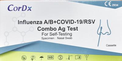 CORDX Influenza A/B+COVID-19/RSV Combo Ag Laie Nas