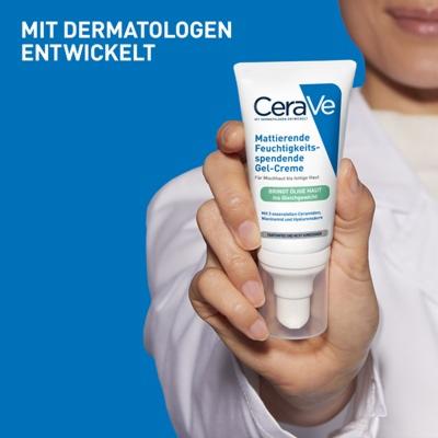 CERAVE feuchtigkeitsspendende Gel-Creme matt